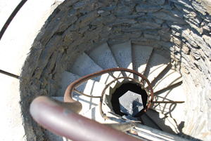ヴェルナッツァ塔の螺旋階段