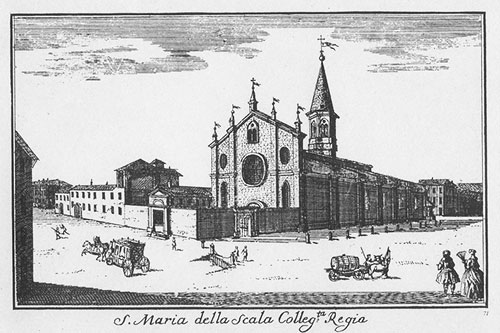 ミラノのサンタマリアデッラスカーラ教会